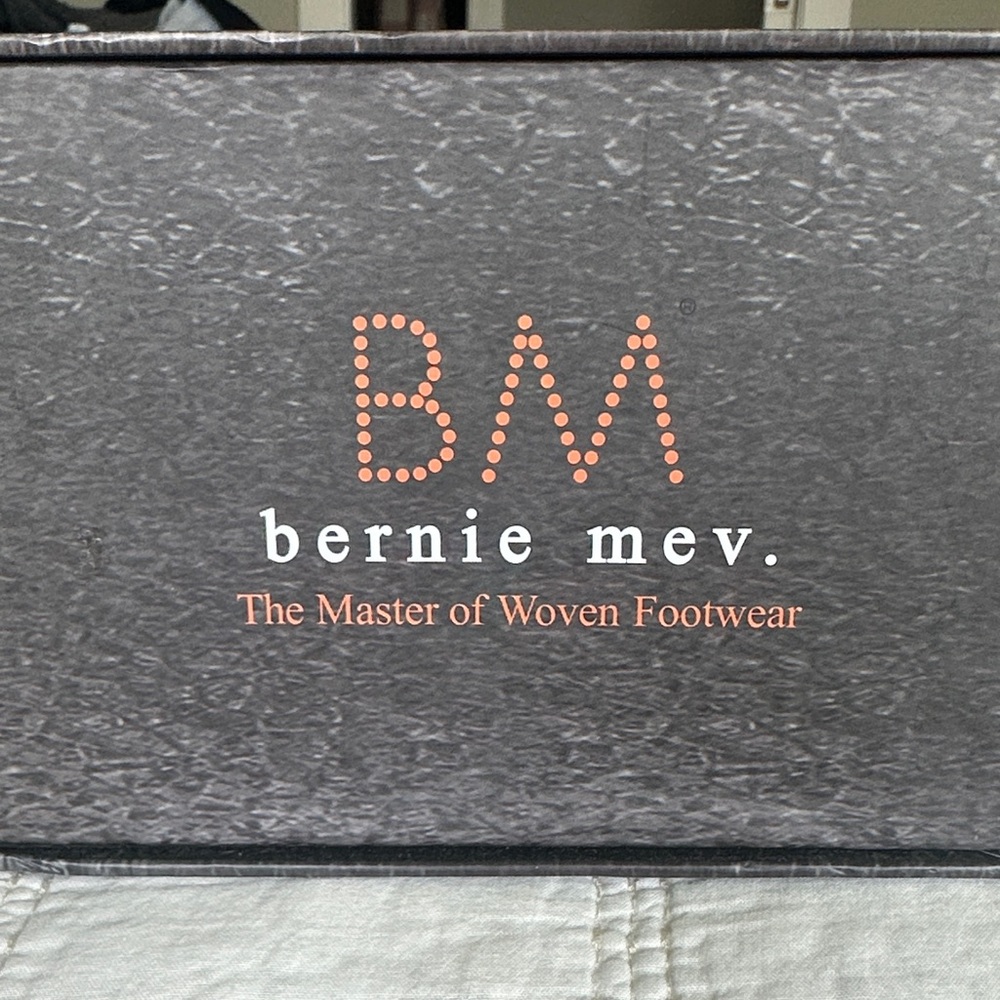 Bernie Mev Black Woven Stretch Flats Womens Size 37 NEW W/ Dust Bag - Picture 6 of 6